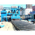 H beam roller conveyor shot blasting machine china price(CE,ISO)